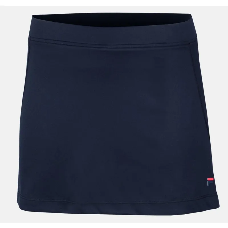 The FILA SHIVA sports skirt is a top choice for your leisure activities and sports endeavors, especially suitable for tennis. Made from high-quality material, it is designed with a focus on comfort.